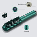 Dual-Purpose Electric Hair Comb for Curling & Straightening